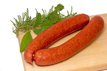 Cabanossi mit Kräutern
