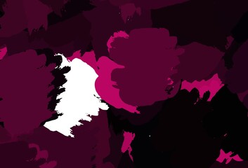 Light Orange vector backdrop with memphis shapes.