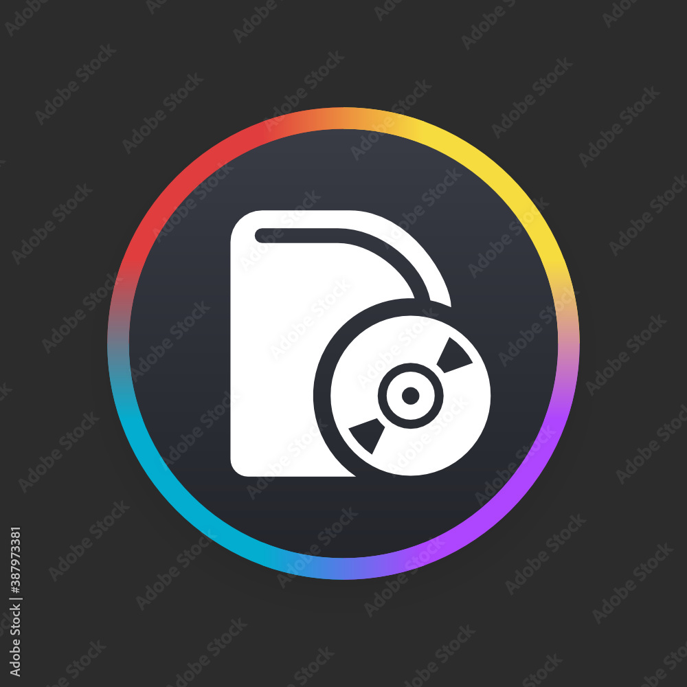 Wall mural software - app button
