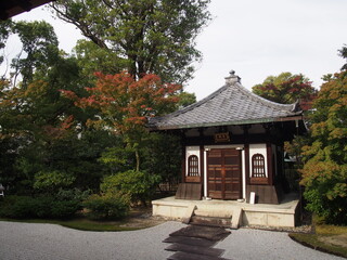 Historic hall, Zen garden, Kennin-ji Temple, Kyoto, Japan