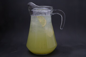 pitcher of lemonade