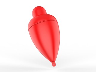 Blank Vertical LED Fishing Floats Night Lighting. 3d render illustration.