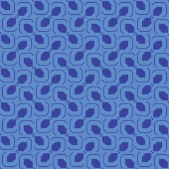 Fototapeta na wymiar Vector seamless pattern texture background with geometric shapes, colored, blue colors.