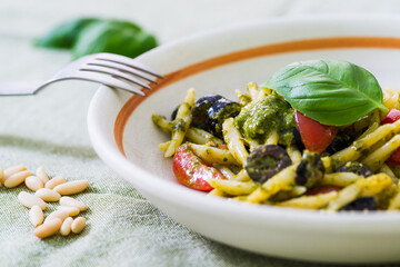pasta al pesto