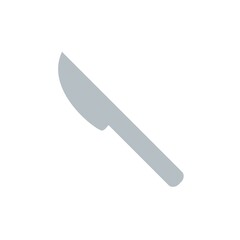 Knife Flat Icon Vector Logo Template Illustration