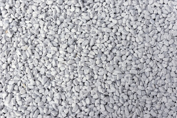 Crushed marble stone. Marble chips used in street furniture, Venetian flooring, panels for industrial buildings, decoration of  green spaces and architecture gravel. Pebble 6-14 mm.