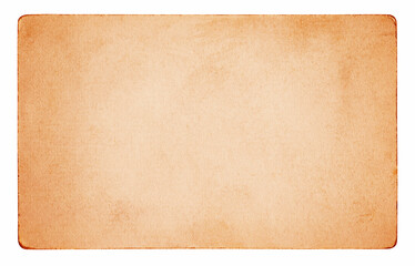 Vintage paper background isolated - clipping path included	