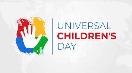 Universal Children's Day Background Illustration