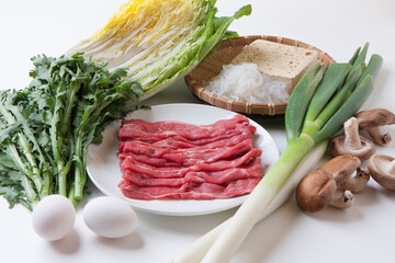 すきやきの具材