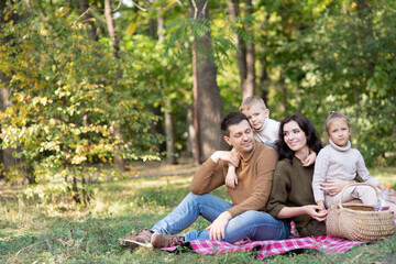 Family with two children