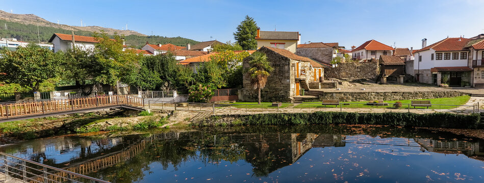 Lake of the leisure park of the city of Boticas, Vila Real district, North Region, Alto T&acirc;mega sub-region, Portugal