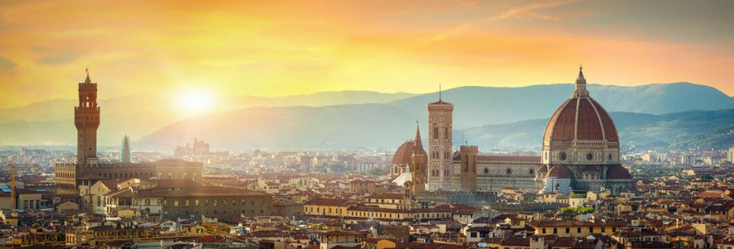 Sunset in Florence