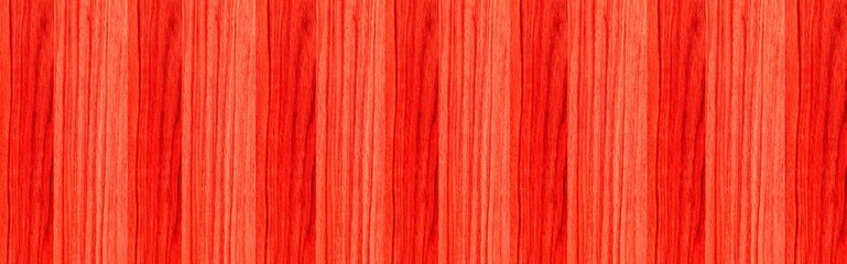 Panorama of Wood plank red timber texture and seamless background