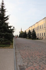 Naklejka premium view of the city center of Kazan
