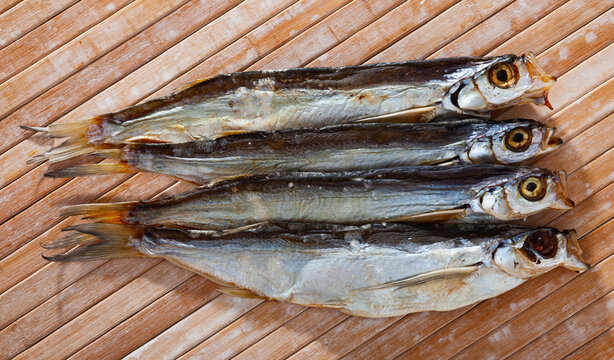 Stockfish. Sabrefish on the Table. Stock Photo - Image of