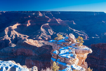 Grand Canyon in Winter in the USA - Powered by Adobe
