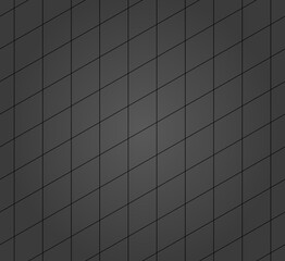 Fototapeta premium Geometric abstract vector dark pattern. Geometric modern ornament. Seamless modern dark background