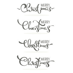 merry Christmas, decoration,  lettering composition