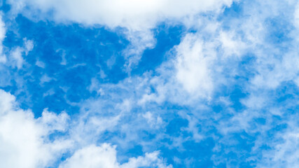 Clouds background and clear sky.
