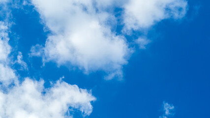 Clouds background and clear sky.
