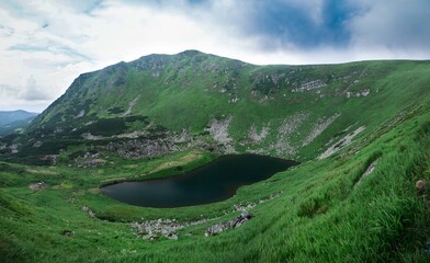 alpine lake of the Carpathians