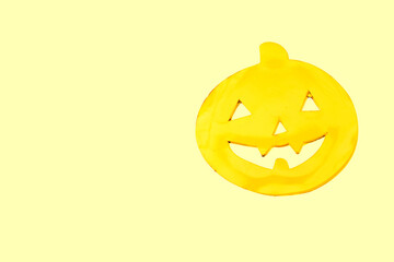 Halloween pumpkin smiling