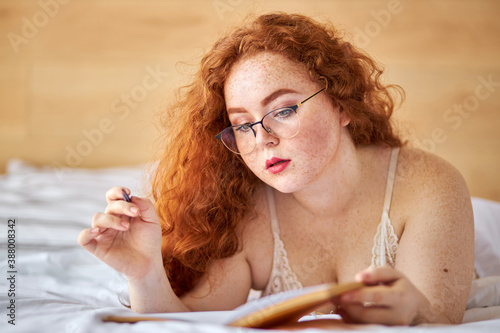 Red haired bbw