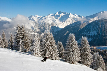 Courchevel 1850 3 Valleys ski area French Alps France