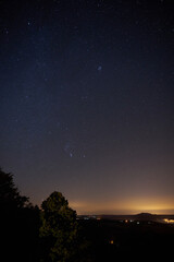 Milky Way fotografed in Saxon Switzerland