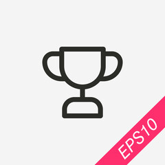 Award icon isolated on background. Trophy symbol modern, simple, vector, icon for website design, mobile app, ui. Vector Illustration