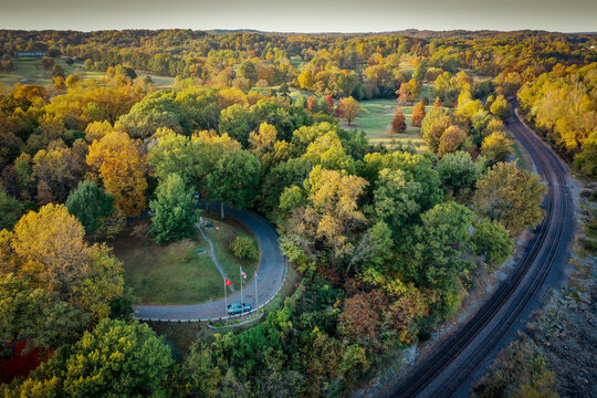 Mississippi River at Cape Girardeau Missouri. Fall 2020.