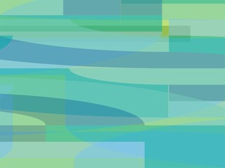 Beautiful of Colorful Art Green, Yellow and Blue, Abstract Modern Shape. Image for Background or Wallpaper