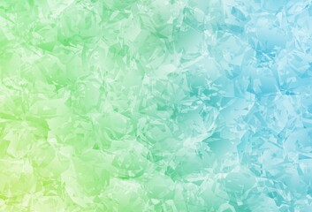 Light Blue, Green vector doodle layout with roses, flowers.