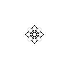 Fototapeta na wymiar flower icon vector symbol