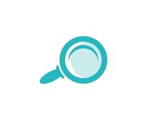 Magnifying glass logo
