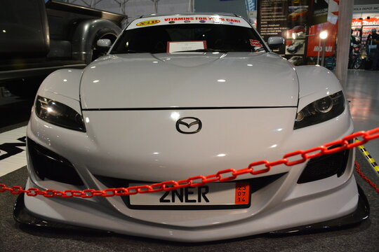 Mazda rx8 at 25th Trans Sport Show in Pasay, Philippines