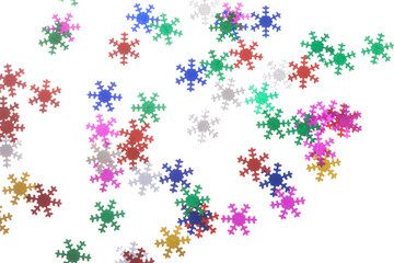 紙で作った雪の結晶