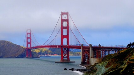 North America, United States, California, the Golden Bridge in San Francisco
