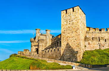 Fototapeta na wymiar Templar Castle in Ponferrada - Castile and Leon, Spain