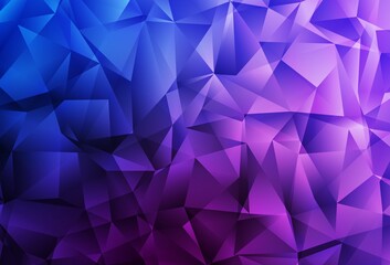 Fototapeta premium Light Pink, Blue vector abstract mosaic backdrop.