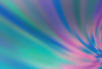 Light Pink, Blue vector glossy abstract backdrop.