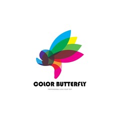 Beauty Butterfly Logo Template Vector icon design
