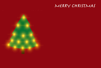 Abstract Christmas Tree.(copy-space)