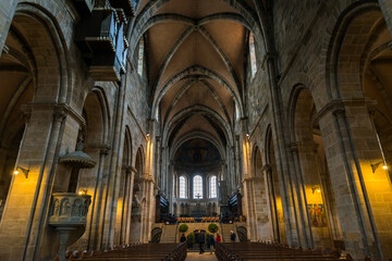 Fototapeta premium Interior of Bamberg Cathedral in Bamberg, Germany