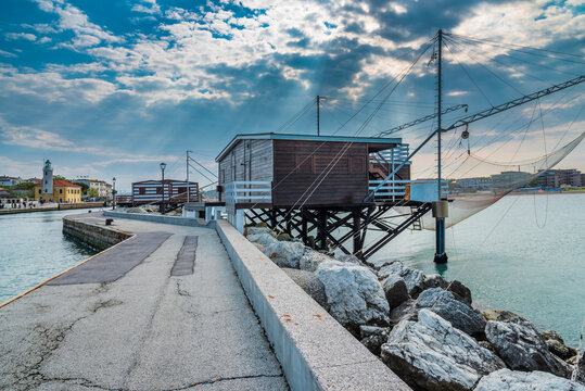 The ancient canal port of Cesenatico