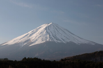 Naklejka na ściany i meble 河口湖からの富士山