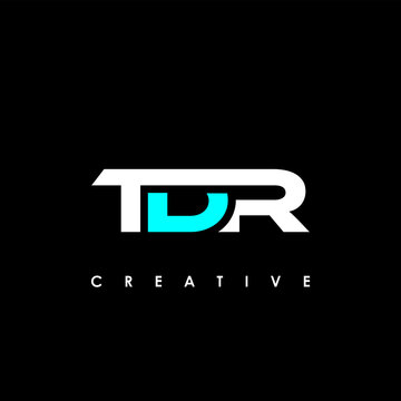 TDR Letter Initial Logo Design Template Vector Illustration	
