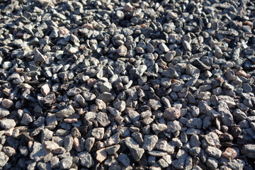 Pile of pebble stones.