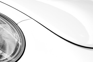 Formen und Linien eines Autos