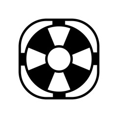 Lifebuoy icon vector